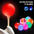 Caiton 6Pcs LED Golf Balls Impact Activated Ultra Bright Night Golf Glow Balls Long Lasting Light Practice Play for Golfers.