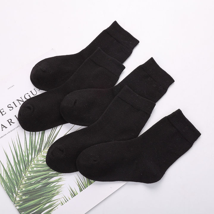 5-Pack%20Kids%20Socks%20Cotton%20Blend,Crew%20Socks%20for%20Boys%20and%20Girls,%20Comfy%20Breathable,%20Solid%20Color,%20School%20White%20Children%20Socks%20-%20Image%207