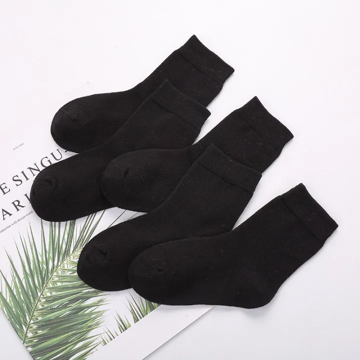 5-Pack%20Kids%20Socks%20Cotton%20Blend,Crew%20Socks%20for%20Boys%20and%20Girls,%20Comfy%20Breathable,%20Solid%20Color,%20School%20White%20Children%20Socks%20-%20Image%207