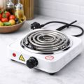 Electric Hot Plate Stove Single Burner – Portable Coil Cooker with Temperature Control Knob – Ideal for Home, Hostel & Office Cooking. 