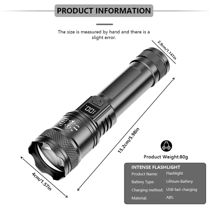 Rechargeable%20LED%20Flashlight%20Zoomable%20Torch%20with%20LCD%20Display%203%20Modes%20Waterproof%20High%20Power%20Hand%20Light%20Outdoor%20Wilderness%20Camping%20-%20Image%206