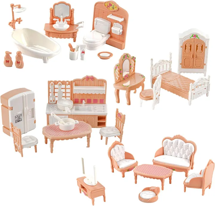 Dollhouse%20Furniture%20Set%20Accessories%20Doll%20House%20Mini%20Furniture%20Pretend%20Play%20Bedroom%20Living%20Room%20Bathroom%20Kitchen%20Kids%20Birthday%20-%20Image%204