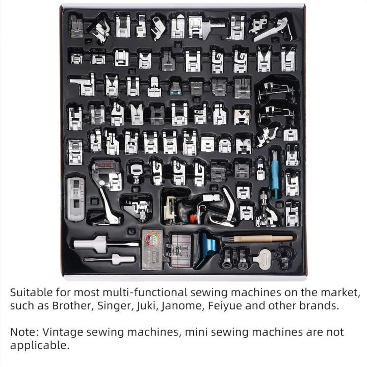 82pc/SET%20Full%20Set%20Sewing%20Machine%20Presser%20Feet%20Tool%20Set,%20Multifunctional%20&%20Durable%20&%20Professional%20Presser%20Foot%20Accessories%20Kit%20-%20Image%202