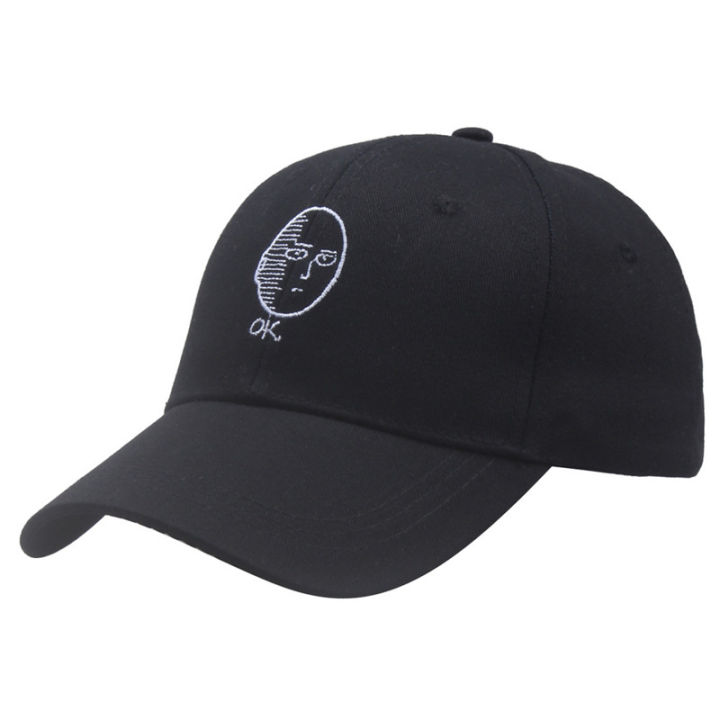 Anime%20Cartoon%20One%20Punch%20Man%20Saitama%20Baseball%20Hat%20Embroidered%20Adjustable%20Unisex%20Accessories%20OK%20Cap%20Outdoor%20Hats%20Party%20-%20Image%202