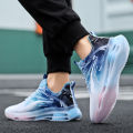 Men's Fashionable Basketball Shoes with Air Cushioning, Comfortable and Non-Slip, Breathable and Shock-Absorbing, Suitable for Men's Outdoor Activities. 