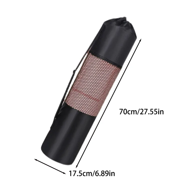 1%20Breathable%20Yoga%20Mat%20Storage%20Mesh%20Bag%20-%20Durable%20Oxford%20Fabric,%20Black%20with%20Shoulder%20Strap,%20Perfect%20for%20Everyday%20Use%20and%20Fitness%20-%20Image%202