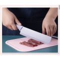 Colorful Knife Set for 6 Pieces, High Carbon Steel Kitchen Knife Set, Environmental Wheat Straw Material Handle, Sharp All-purpose Professional Chef Knife with Gift Box YIPFUNG. 
