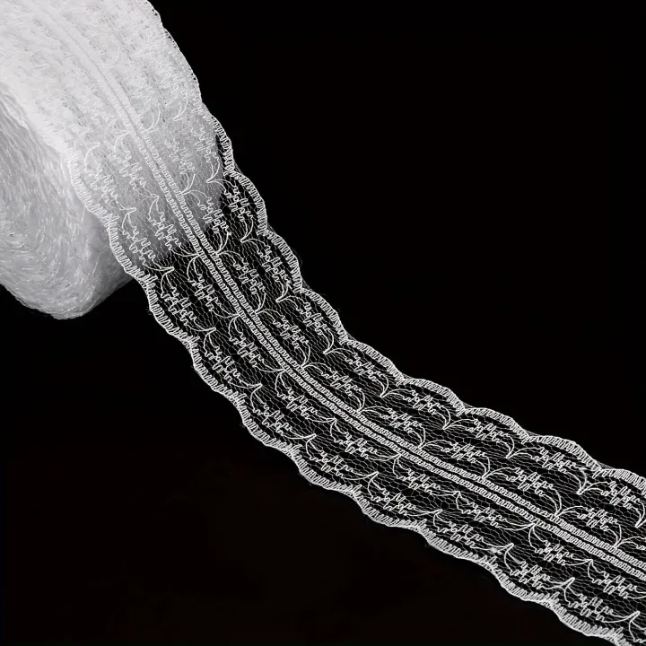 10.9Yards%20White%20Lace%20Ribbon,%20%20Wrapping,%20Dress%20Decoration,%20Wedding%20Decoration,%20Sewing%20Crafts%20-%20Image%206