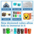 Magnetic Building Block Sprunki Mine World Magnet Cube Set for Boy Girl Kid Age 3+ DIY Model Children STEM Sensory MusicToy Gift.