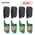 5pcs KEYDIY NB21-3 NB21-4 Car Remote Key 3/4 Buttons KD Car Keys for KD900/KD-X2 Key Programmer NB Series Remote Control Car Key. 