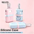 SIKAI Silicone Case For ANKER 20000mAh PowerBank PD 30W/35W Type C Fast Charge With Cable Anti-Drop Protective Cover. 
