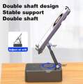 Foldable Mobile Phone Desk Holder,Wireless Speaker with Stand - 3 in 1 Mobile Phone Holder,360 Rotating Phone Stand,Phone Stand with Speaker, Cellphone Holder with Bluetooth Speaker.