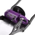 Aluminum 2Low Transmission 30% OD Gearbox with Delrin Skid Spur Gear for 1/10 RC Crawler Capra SCX10 LCG Cheater Rigs Building.