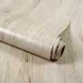 300x60 cm Self Adhesive Wood Grain Furniture Stickers PVC Wallpaper cabinets Gloss Film Vinyl Counter Top Decal ( 10x2 feet). 