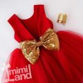 customized barbie frock for girls. 