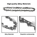 8 Inch Chainsaw Blade 1/4" Pitch .043" 45 Drive Link Electric Saw Chainsaw Guide Bar And Saw Chain Set Rechargeable Tools. 
