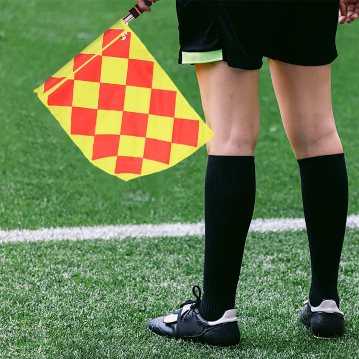 Soccer%20Referee%20Kit%20Referee%20Flag%20Red%20and%20Yellow%20Cards%20with%20Whistle%20Notebook%20and%20Pencil%20for%20Sports%20Soccer%20Football%20-%20Image%202