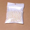 4-14mm ABS Imitation Pearl Ivory Pearl Beads with Hole Craft Bead Acrylic Loose Pearls for DIY Bracelet Sew Craft Jewelry Making. 