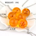 Dragon Ball Anime Keychain Charms 4 Star Dragon Balls Cosplay Accessories Crystal Resin Ball Necklace Memento of Grandpa. 