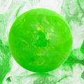 Caiton Premium Park Golf Ball – 60mm/2.36in, Fluid Art Design, Red, Blue, Green, 4-Layer Construction.