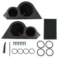 3.5inch Car audio Horn Holder Bracket Midrange Speakers Base 3-Way Frequency inverted Mold Bracket For Car DVD/CD Players Stand. 