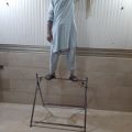 baby cradle swing of metal. 
