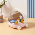 1Pc Creative Kawaii Portable Storage Box Cartoon Makeup Toy Storage Box Student Office Desktop Organizer Student Supply. 