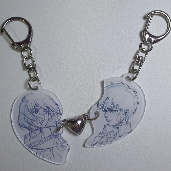 2pcs/set%20Anime%20Attack%20Mikasa%20Ackerman%20Figure%20Acrylic%20Heart%20Shape%20Keychain%20Backpack%20Pendant%20Cosplay%20Accessories%20Couple%20BFF%20%20-%20Image%202