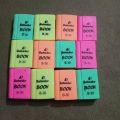 eraser book pack of 12,book desighn eraser, stationery eraser. 