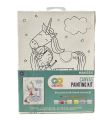 Pre-Screened Canvas Painting Kit (6” x 8”). 