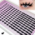 HBZGTLAD 15 Row Fairy Eyelash Cluster Manga Eyelash Cluster Transparent Spike Anime Eyelash Extension Makeup Tool Personal Manga. 