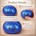 2027Glitter Dumpling Glitter Dumpling Squishy with Box Dumplings Sensory Squeeze Toy for Stress Relief. 