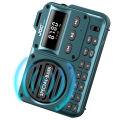 Portable Digital FM Radio Rechargeable Digital Radio Recorder with LED Display Bluetooth 5.4 Radio Speaker for Home Travel. 
