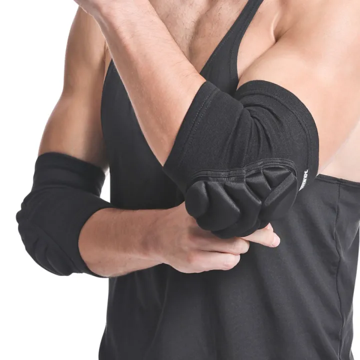 AOLIKES%201Pair%20Elbow%20Pads%20Elbow%20Protector%20Volleyball%20Sponge%20Support%20Compression%20Elbow%20Braces%20for%20Basketball%20Tennis%20Football%20-%20Image%203