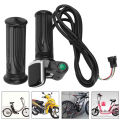 New 36V/48V LCD Electric Quantity Display with Switch EBike Speed Governing Throttle Grip 6 Cores Electric Throttle Grip. 