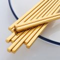 5 Pairs Metal Chopsticks, Reusable Chopsticks Dishwasher Safe, Stainless Steel Chopstick for Japanese Chinese Korean, Dinner Set. 