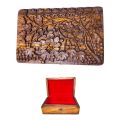 Best Wooden Jewellery Boxes - Pure Wood Jewellery Box - Pakistan Landmarks Jewellery/Stationery Box - Wooden Hand Curved Case - Minar-e-Pakistan, Bab-e-Khyber, Leaf Design Case. 