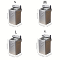Universal Washing Machine Cover – Waterproof dustproof and UV Guard, Fade-Proof & Elastic Fit for Multiple Brands. 