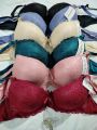 Double Padded Net   Bra  With Wire  for Women  & girls enhance Beauty Push Up Bra Ladies Undergarments. 