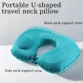 Inflatable Neck Pillow for Traveling, Blow Up Neck Pillows for Air Travel, Travel Pillows, Inflatable U-shaped Pillow. 