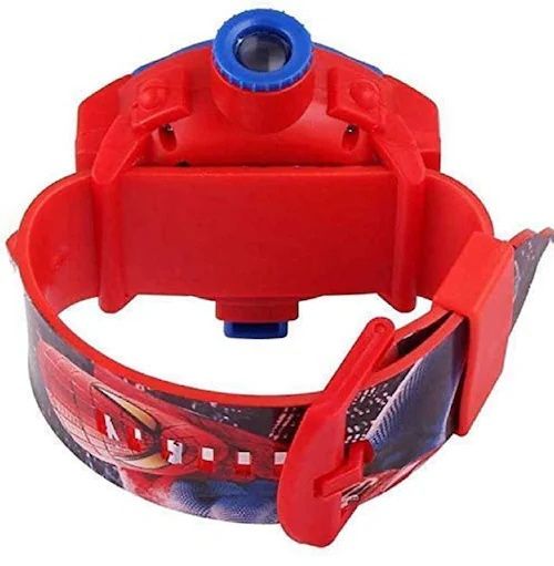 Unbranded%20Plastic%20Summer%20Watch%20for%20Boys%20-%20Spider%20Man%20Projector%20Flashlight%20Style%20-%20Red/Blue%20-%20Image%204
