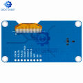 BS 0.96/1.3 inch White Blue oled display screen combined with EC11 rotary encoder module IIC interface for arduino. 