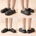 Waterproof Cotton Slippers for Women Men Winter Outdoor Indoor Non slip Home Plush Shoes Thick Bottom Cute Bear Shoes Couple.
