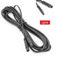 1x 4/5Pin Male To Female 2.5M Car Reversing Parking Camera Video Extension Cable Wire For Dash Cam Reverse Camera Cable. 