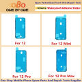 Waterproof Adhesive Sticker For iPhone 12 PRO MAX  MINI Front Housing Frame Tape Strips Screen Pre-Cut Seal Adhesive Replacement. 