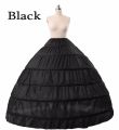 Bridal Petticoat 6 Hoops Ball Gown Petticoat Crinoline Slip Underskirt Bridal Prom Dress Petticoat Purple Red Blue Big Petticoat.