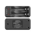 PUJIMAX Battery Charger 2 Slot Intelligent Fast Charge With Indicator For 1.2V NiMH NiCd AAA/AA Rechargeable Micro Jack. 