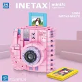 Building Blocks Creative Series, Simulation Retro SLR Polaroid Camera Micro Particle Assembly Model,. 