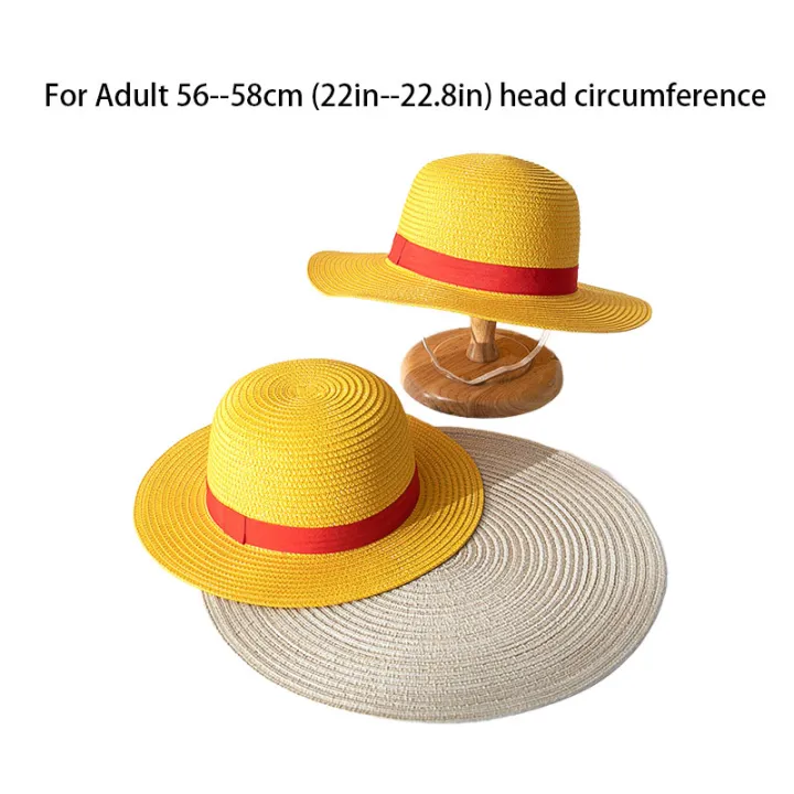 Monkey%20D%20Luffy%20Straw%20Hats%20Cosplay%20Accessory%20Anime%20Sun%20Beach%20Hat%20for%20Men%20Boys%20Halloween%20Party%20Travel%20Performance%20Cap%20Yellow%20-%20Image%207