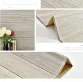 Wooden 3D Wall Sticker Panel Self-Adhesive Foam Stereo Wallpaper Living Room Home House Decor Bedroom Kid TV Decoration Kitchen. 